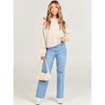 thumbnail image 2 of Sweat-shirt à Manches Longues pour Femmes Casual Col Rond Pull à Capuche en Molleton, 2 of 6