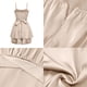 thumbnail image 3 of Mono corto sin mangas con cuello en V para mujer Mono con bolsillos Adepaton BST3010012-4, 3 of 7