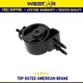 thumbnail image 2 of Front Engine Motor Mount Set 2PCS Compatible for 89-91 Toyota Camry 2.0L 4WD Compatible for Auto Trans Replaces 8196 8192, 2 of 3
