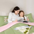 thumbnail image 5 of Manfei Cute Bowknot Goblet 7-Piece Twin Bedding,Pink Girly Bowtie Bedding Comforter Set,Pink Reversible, 5 of 7