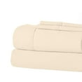 thumbnail image 3 of Modern Threads 3-Piece Solid Microfiber Adult Sheet Set, Egg Shell, Twin, 3 of 10