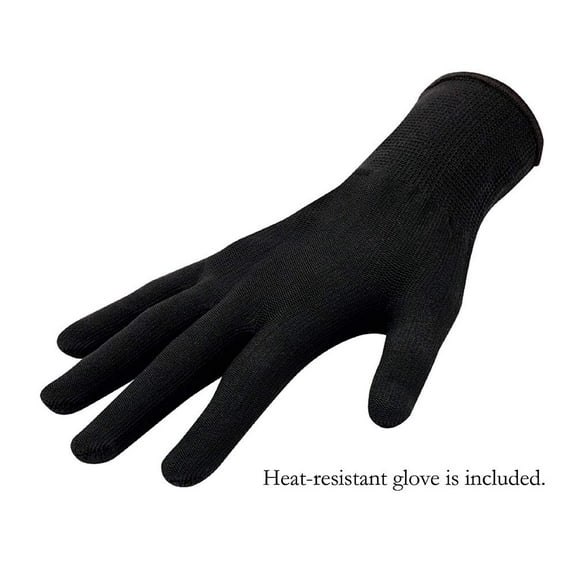 Hot Tools EXTRA LONG TAPERED 1-1/4" Inch BLACK GOLD Hair Curling Iron and, Extra Long 9 Ft. Swivel Cord Included