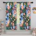 thumbnail image 5 of Blackout Kids Curtains,Pioneer Flower Floral Print Pattern Childrens Insulated Curtains Set Of 2,Bedroom Essentials,Toddler Room Decor 42"x63", 5 of 5
