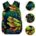 thumbnail image 3 of Lightweight Backpack Frog School Bag Travel Laptop Daypack for Men Women Casual Rucksack, 3 of 6