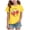 Yellow, variant on Wxirdiow Little Girls Clothes Girls Graphic Tees Cute Kids Shirt Letter Printed Tshirt Trendy Summer Tops Beige Size,13-14Years