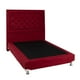 thumbnail image 3 of Box Base Cama Matrimonial + Cabecera Mary Rojo, 3 of 7