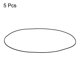 thumbnail image 3 of 5uds Casete Cinta Máquina Correas 1mm Cuadrado 380mm Longitud (Doblada 190mm) Goma para Casete Grabador Reparación, Negro, 3 of 6