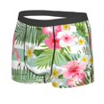 thumbnail image 2 of Kll Tropical Flamingo Men'S Cotton Boxer Briefs Underwear-Xx-Large, 2 of 9