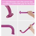 thumbnail image 3 of Asas de Metal BiJun para Pasamanos de Parque Infantil, 43 cm, Rosa, Juego de 6, 3 of 5