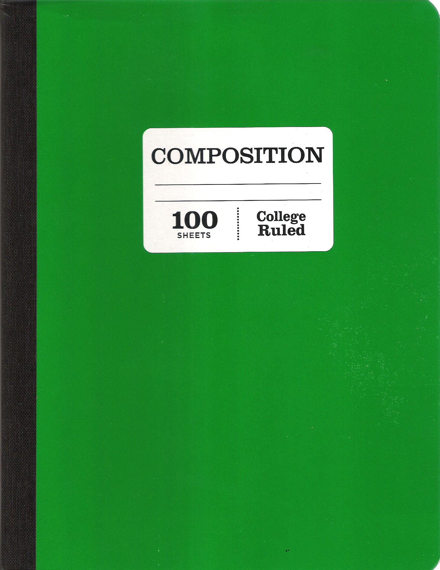 Pen+gear 100 Sheets Green Composition Book, College Ruled