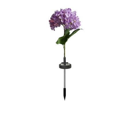 Lumifun Solar Hydrangea Garden Stake Light 29.5 inches LED Solar Flower Lamp Waterproof Outdoor Solar Decor Light for Patio Lawn Yard Garden Landscape & Pathway Decor