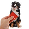 thumbnail image 2 of Durable Short Teeth Pet Grooming Brush for Pet 2.44"x2.05" Red, 2 of 6