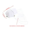 thumbnail image 4 of fashionhome Unisex Face Protection Baseball Hat Detachable Transparent Visor Shield Face Protective Cap, 4 of 7