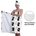 thumbnail image 5 of Colevkie 2 Pcs Absorbent Bath Towel Hair Drying Cap Set for Women Adjustable Shower Skirt and Cap Quick Dry Soft Cute Style, 5 of 8