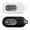 Black and white-White, variant on Ergonomic Keychain Digital Timer, Large Screen Easy Use for Gym Baking Experiments Travel Activities