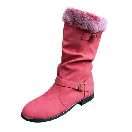 

Qufokar Snow Boot for Women Size 7 Long Boots for Women Wide Calf Size 9 Thermal Slipon Women S Fashion Shoes Middle Warm Low Winter Casual Boots Boots Heels Breathable Women S Boots