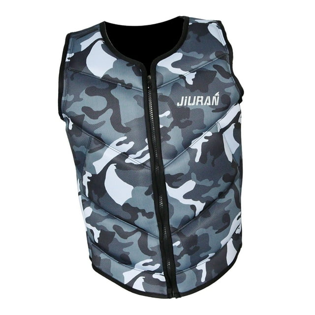 fastboy Life Vests Life Jacket Protective Buoyancy Trainer for Sailing Kayak Grey M