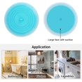 thumbnail image 2 of 2 Pack Tub Stopper, 6 inches Large Drain Stopper, Silicone Bathtub Stoppers Flat Bathtub Drain Cover Hair Stopper Suction Bathtub Plug for Kitchen and Laundry, 2 of 11