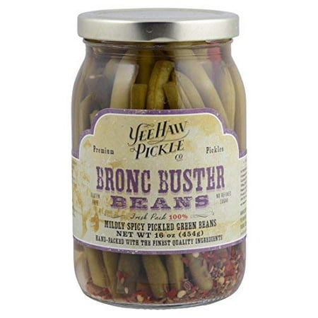 Pole Green Beans - Mildly Spicy Pickled Green Beans