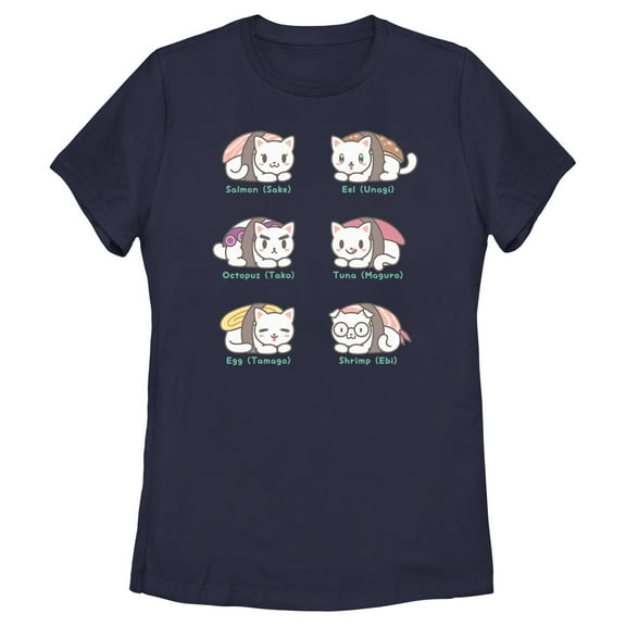 Women's Lost Gods Cute Cats Nyagiri  Graphic T-Shirt