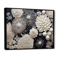 thumbnail image 2 of Designart "The Subdued Beauty Of Gray Coral Blooms I" Coastal Coral Under Water Floater Framed Wall Art Prints, 2 of 5