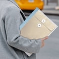 thumbnail image 2 of Weiweiguan 1pc Waterproof Gauze Zipper File Bag Office File Bag Documents Pouch Zipper Bag, 2 of 6