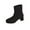Black, variant on Hiking Boots Women TKYCMSUAKI Knit Ankle Boots for Women Chunky Block Heel Chelsea Boot Stretchy Breathable Knit Sock Booties for Fall Slip On Comfortable Winter Bootie