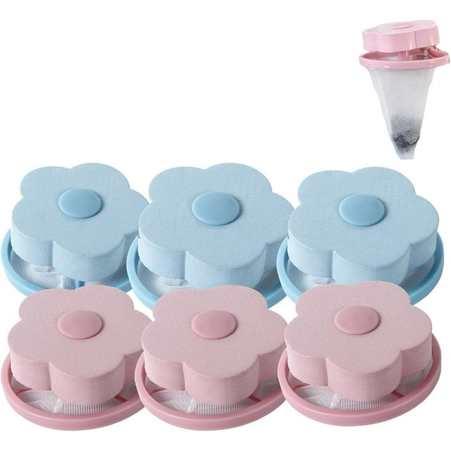 Filet Flottant de Filtration des Poils pour Enlever les Poils, Filet de Nettoyage pour Filtre à Poils pour Lessive, Attrape-Charpie pour Machine à Laver, Dispositif pour Laine, Pochette de Filet Piège pour Laveuse, Filtre Réutilisable pour Poils de Chien
