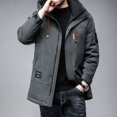 thumbnail image 3 of Chaqueta de plumón para hombre, con relleno de plumón de pato, forro extraíble, chaquetas de invierno de marca para hombre, abrigos de invierno para hombre, saco informal para hombre, 3 of 5