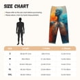 thumbnail image 4 of Lsque Surreal Body Art Print Women's Pajama Pants, Lounge Pant - Comfortable Home Wear,Elastic Waistband, Stylish Design-XX-Large, 4 of 9