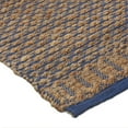 thumbnail image 5 of Woven Paths Ollie 9' x 12' Brown/Blue Striped Geometric Braided Jute Indoor Area Rug, 5 of 9