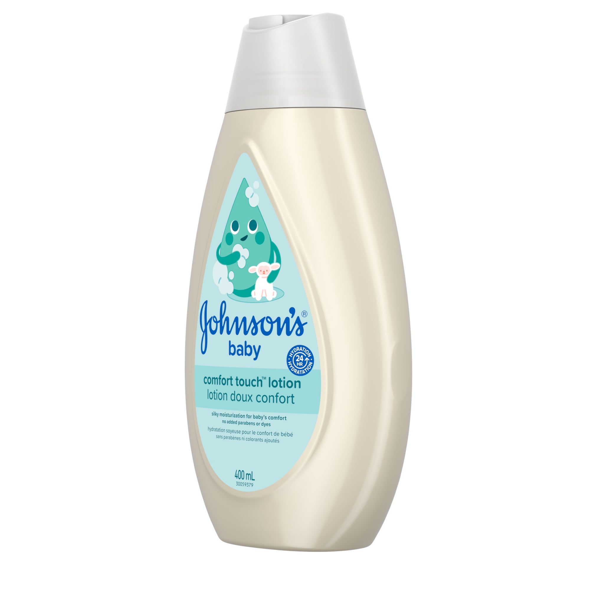 Johnson's Baby Lotion for Newborns, CottonTouch Cream, 400 mL