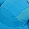 thumbnail image 3 of ZHOGXU Toddler Sun Hats Solid Color Sun Protection Adjustable Wide Rigid Brim Baby Caps For Spring Summer Vacation Daily Play,Light Blue,One Size, 3 of 8