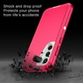 thumbnail image 2 of Petocase for Samsung Galaxy S23 FE 5G Case Shockproof Dust/Drop Proof 3-Layer Full Body Protection [Without Screen Protector] Rugged Heavy Duty Durable Cover,Pink/White, 2 of 7
