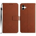 thumbnail image 2 of For Samsung A04E Wallet Case with RFID Blocking Card Slots Holder Premium PU Leather Magnetic Kickstand Shockproof Wrist Strap Removable Flip Protective Cover For Samsung Galaxy A04E, Brown, 2 of 9