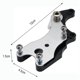 thumbnail image 1 of Greeniant Convertidor de adaptador de freno, asiento fijo sin freno de disco para bicicleta de carretera, disco de bicicleta, modificación de aleación de Ciclismo Greeniant OD008182-00, 1 of 1