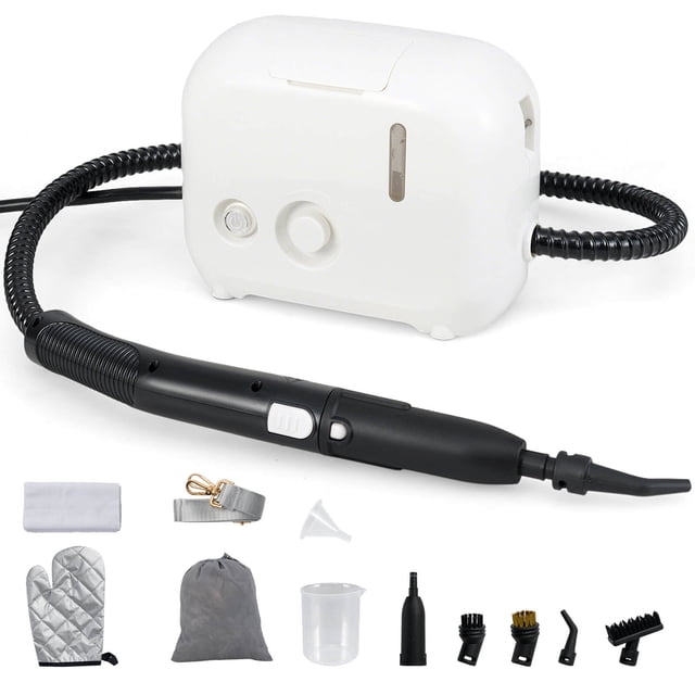 Costway 1500W Portable Steam Cleaner with 34 oz Water Tank Multipurpose Pressurized Steam