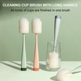 thumbnail image 7 of SATRINO 1 PCS Dishwashing Foam Sponge Brush with Long Handle Bottle Scrubber Cleaning Sponges Brushes Cleaner Soft for Baby Bottle Kitchen Clean Glasses Mugs Cups (Gray), 7 of 7
