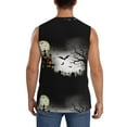 thumbnail image 4 of Disketp Happy Halloween 1 Sleeveless Tshirts For Men, Muscle Shirts For Men Dry Fit Tank Top-Large, 4 of 8