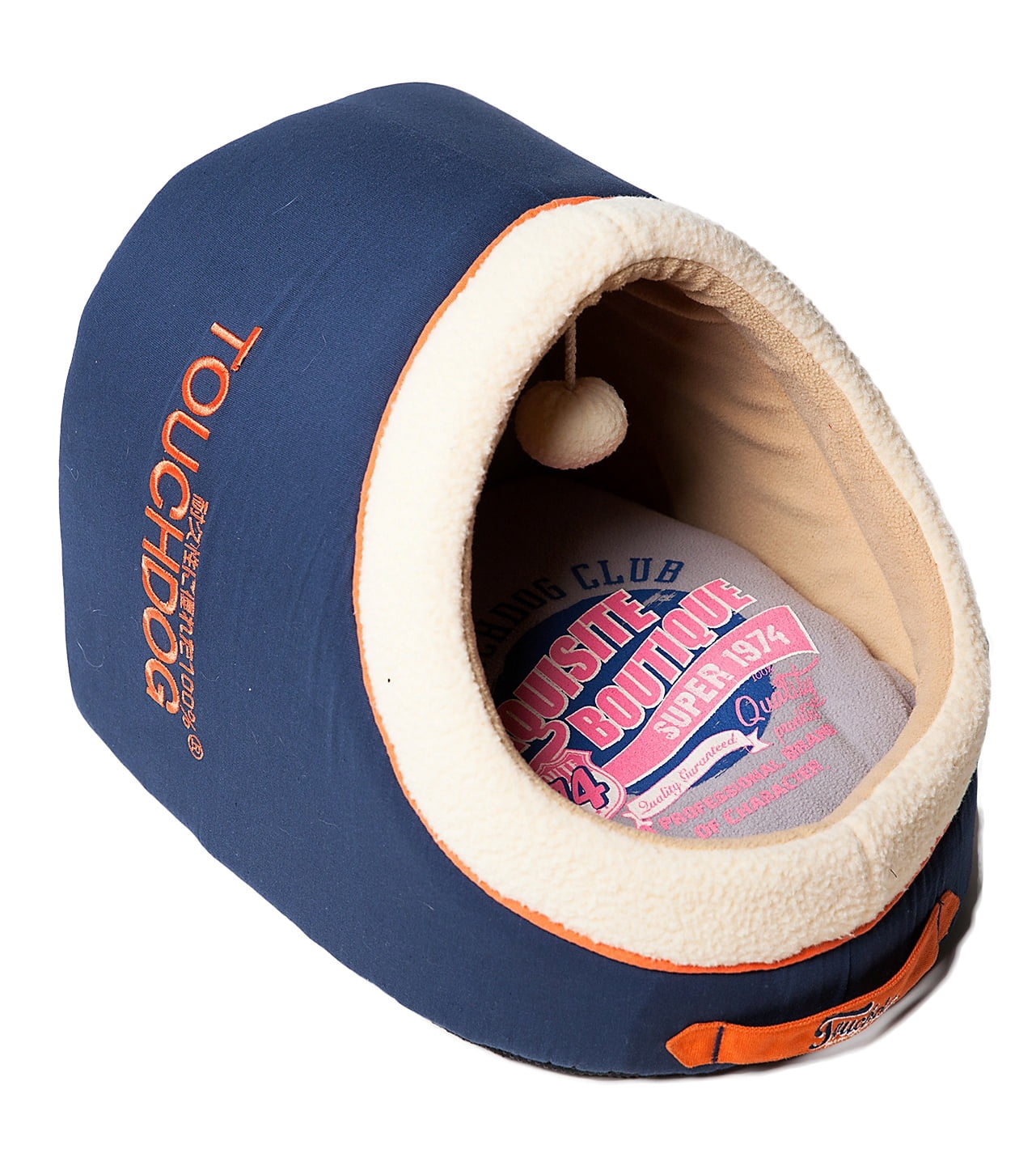 Indoor Active-Play Exquisite Panoramic Designer Vintage Emblem Dog Bed -  Walmart.com