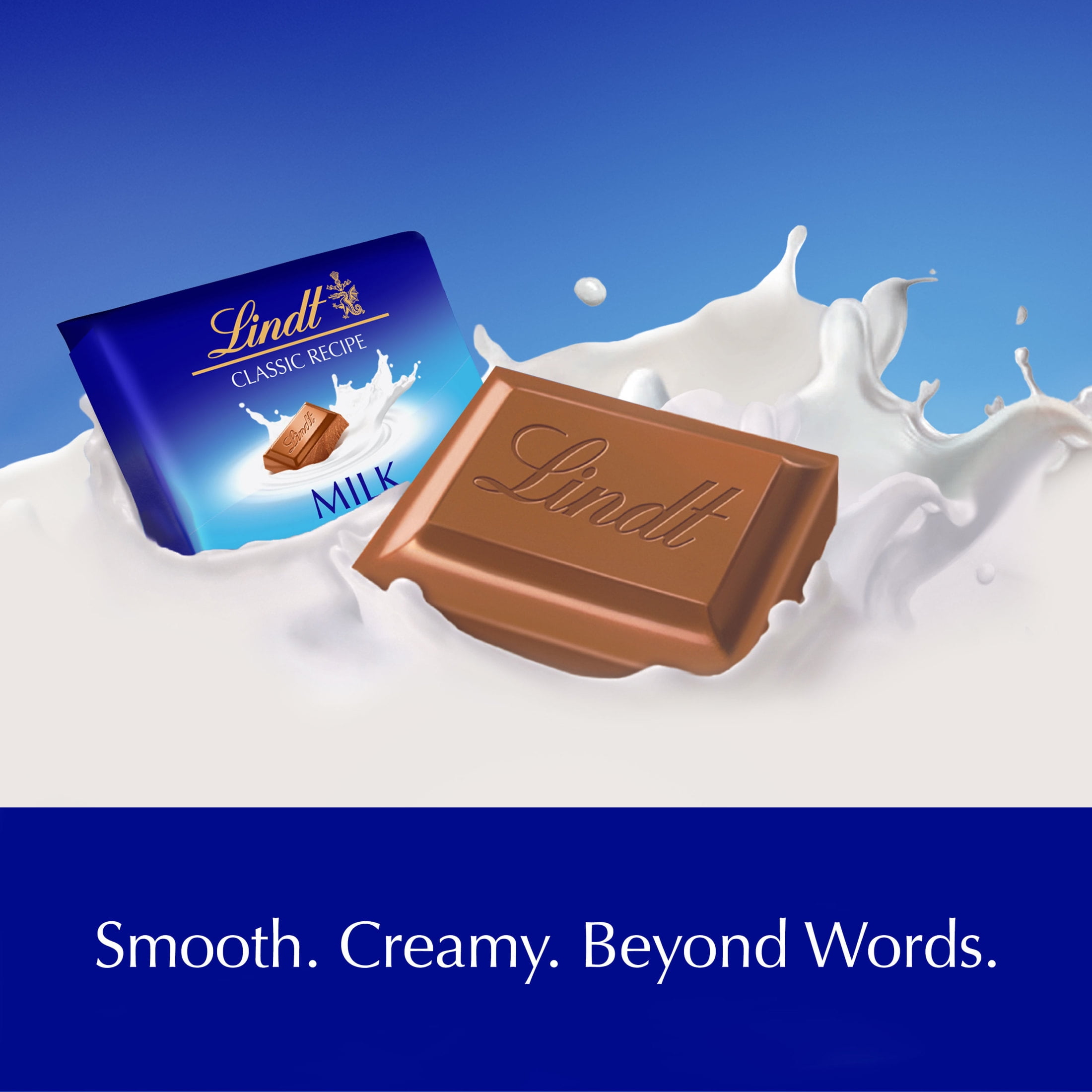 Lindt CLASSIC RECIPE Milk Chocolate Candy Individually Wrapped Pieces, 6.0 oz. Pouch