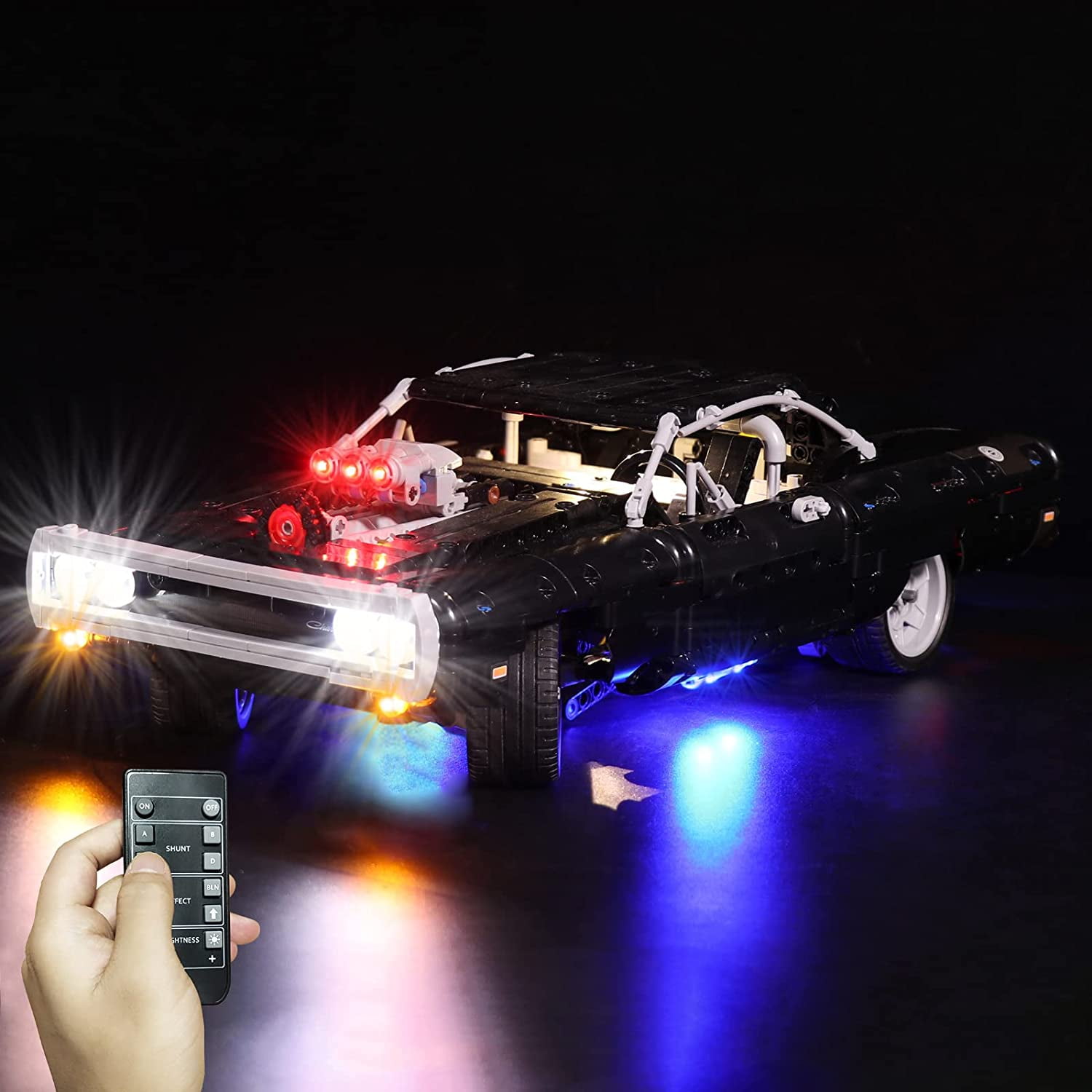 Upgraded Led Lighting Kit for Legos Technic Fast & Furious Dom's Dodge ...