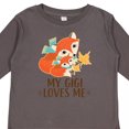 thumbnail image 4 of Inktastic My Gigi Loves Me Fox Grandchild Boys or Girls Long Sleeve Toddler T-Shirt, 4 of 5