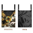 thumbnail image 7 of ZIATUBLE Aztec Southwest Storage Bag Clothespin Sunflower Storage Hanging Organizer with Large Opening Laundry Clothes Pin Holder Easy to Clean Hanging Storage Organizer Rack, 7 of 7