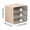 B, variant on Desktop Organizer Clear Desktop Drawer Organizer Storage forStationery Office Dormitory Desk Home Use with Smooth Pull-Out Stackable Multi-Purpose Design Drawer Organizer