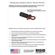 Rigid Hitch (TSM-22-D) Tow Strap Shackle Mount for 2 Inch Receivers - Made In U.S.A.