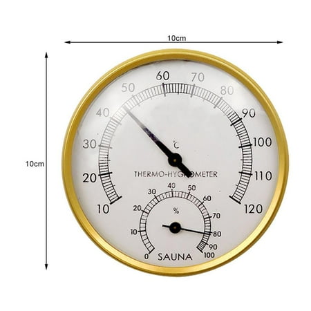 

Sauna Thermometer Hygrometer Temperature and Humidity Table Bath Sauna Room Accessories