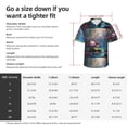 thumbnail image 6 of Lsque Pond Cute Axolotl pattern Hawaiian Shirt for Men, Unisex Summer Beach Casual Short Sleeve Button Down Shirts-Large, 6 of 9