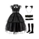 thumbnail image 3 of Disfraz Y Accesorios De Cosplay De Bruja De Halloween, Vestido De Línea A Para Niña, Ropa Para Niños Para Navidad, Fiesta De Halloween, Actuación De Cumpleaños, Como Regalo, 3 of 4