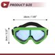 thumbnail image 4 of Gafas de conducción de motocicleta Unique Bargains, gafas de ciclismo de lente azul y marco verde, 4 of 6